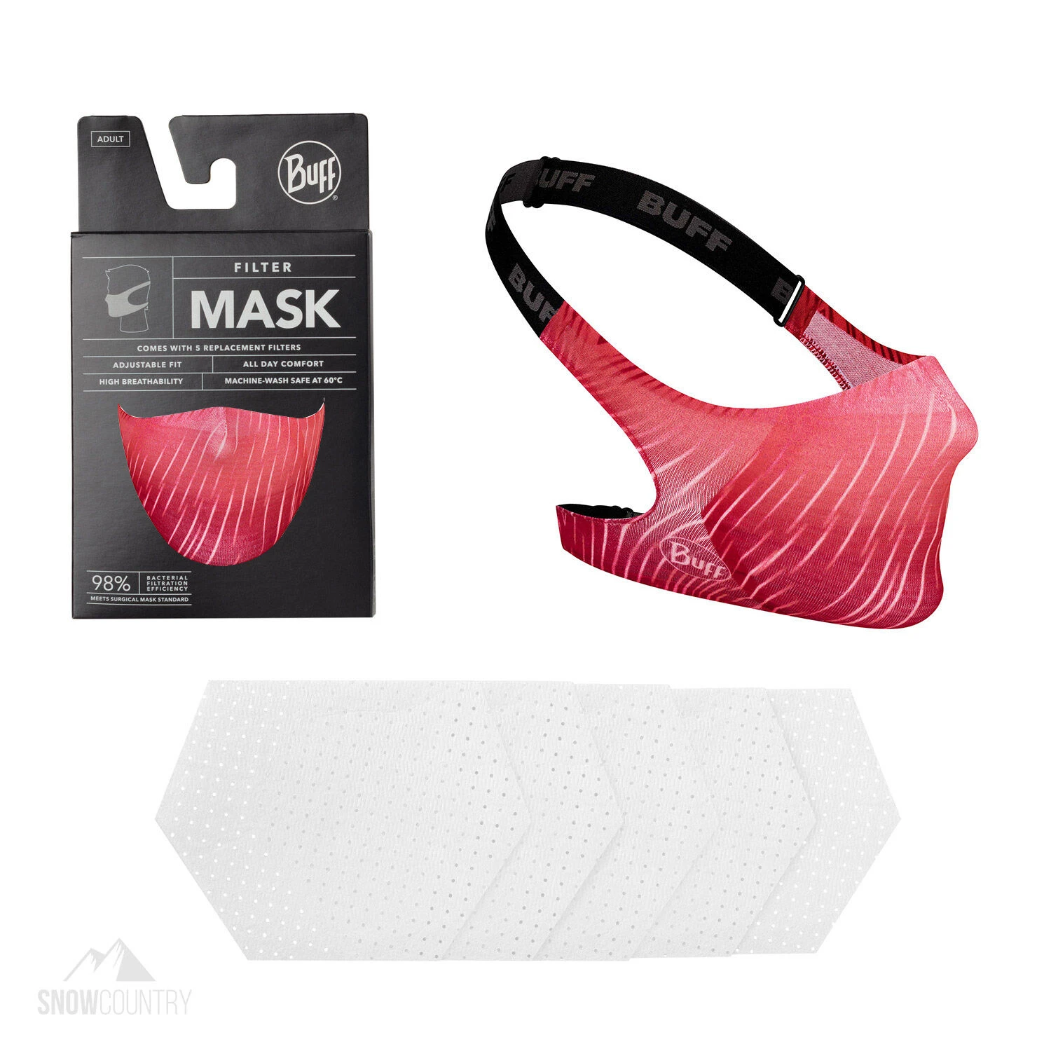 Buff Filter Mask - Keren Flash Pink – Image 4