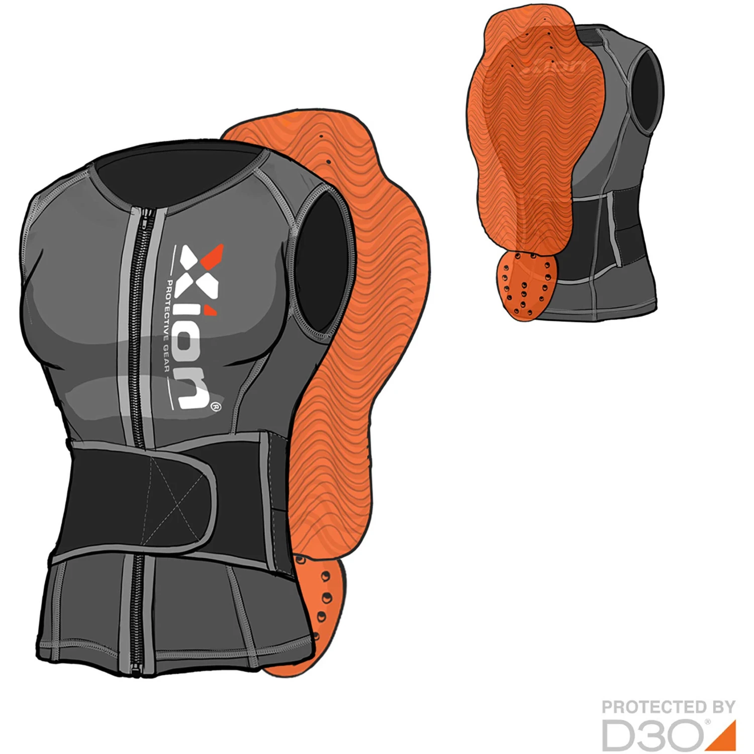 Xion Sleeveless Vest Freeride Womens – Image 3
